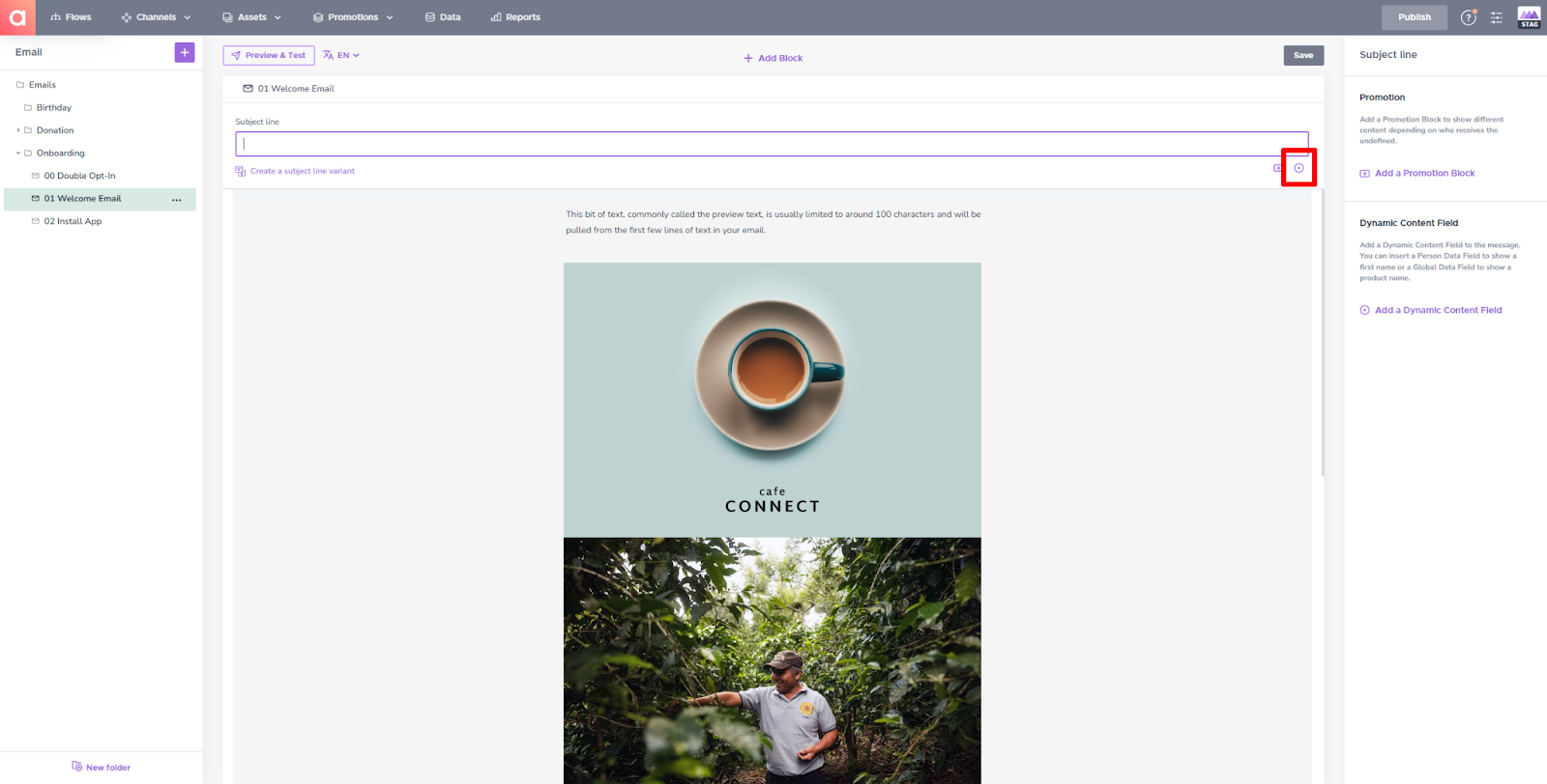 Personalising content – Agillic Support