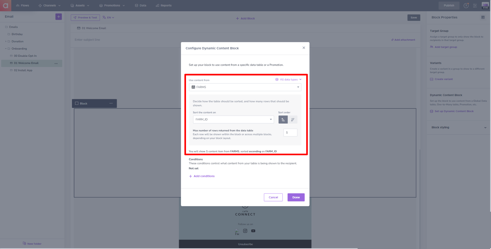 Personalising content – Agillic Support