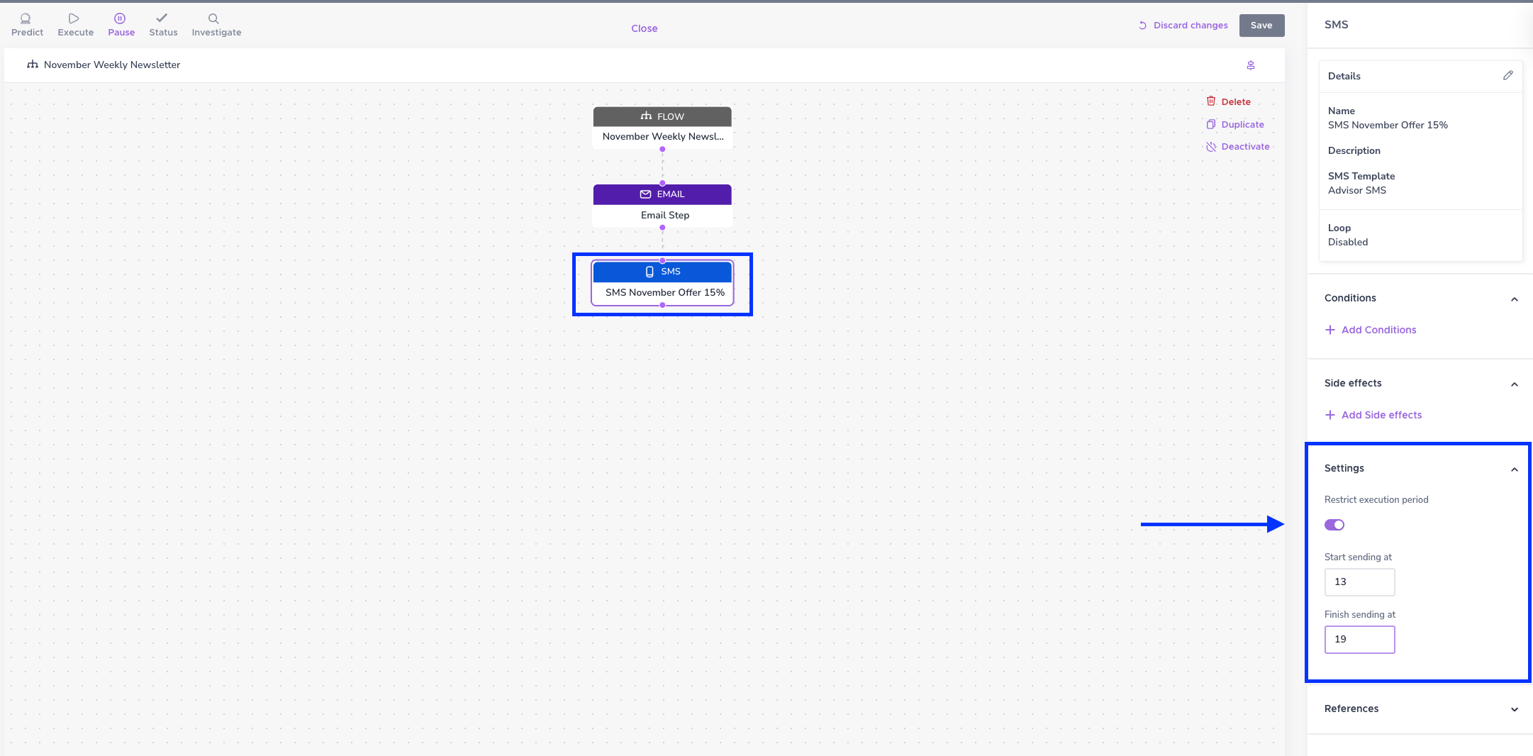 restrict send time sms step.png
