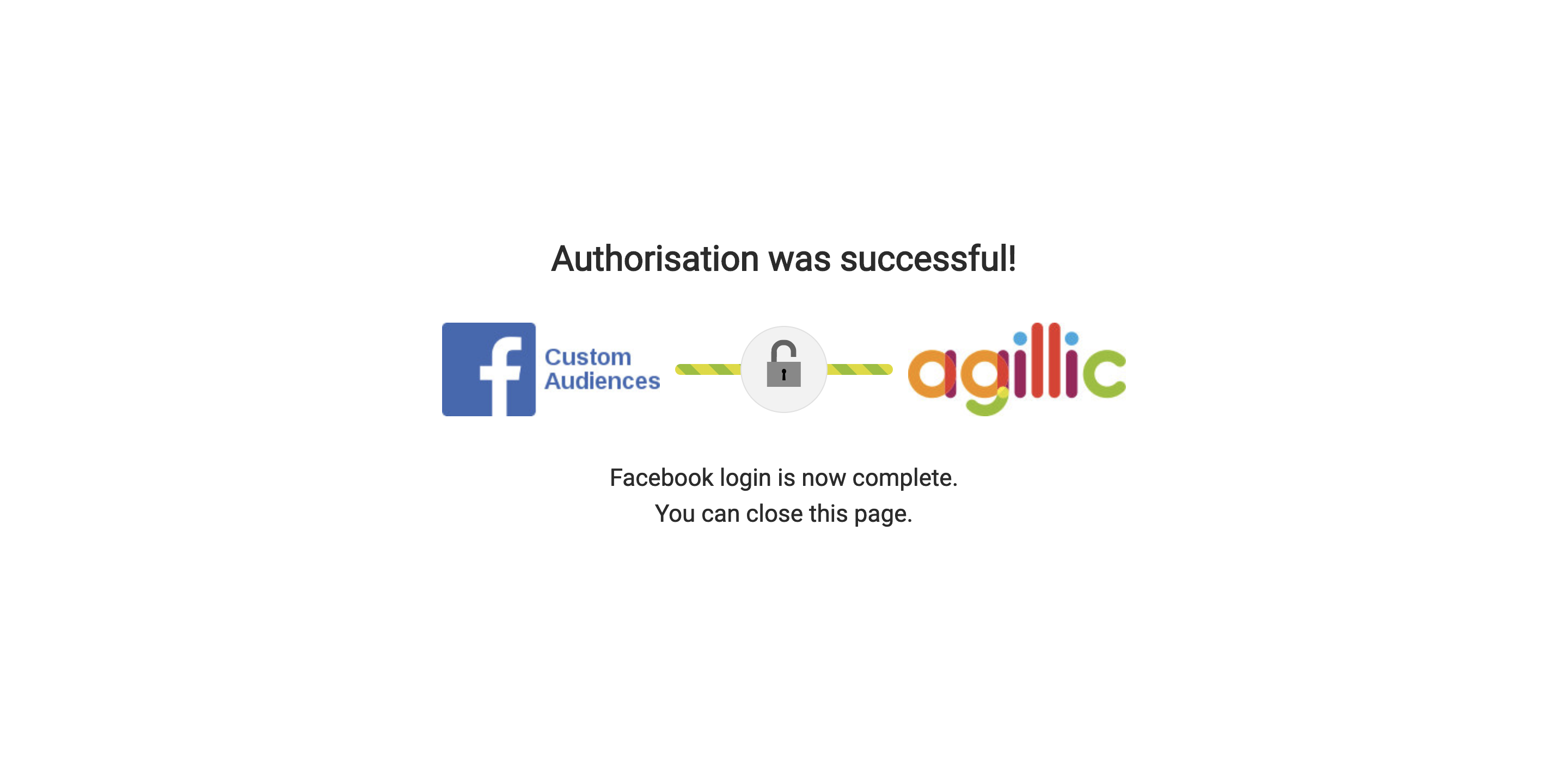 Authorized Facebook Custom Audience